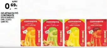 Continente Gelatina em Pó Continente 2x85g promoção
