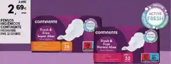 Continente Pensos Higiénicos Continente 32/28 Unid promoção