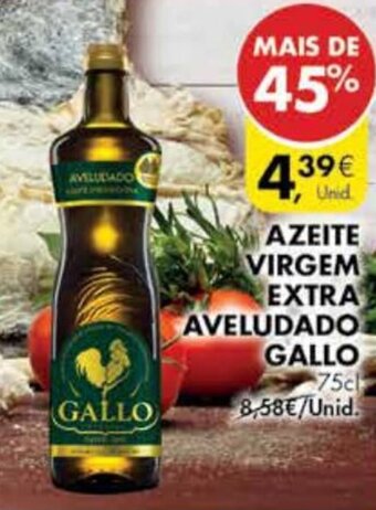 Pingo Doce Azeite Virgem Extra Aveludado Gallo 75cl promoção