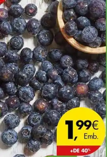 Pingo Doce Mirtilos 250g promoção