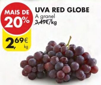 Pingo Doce Uva Red Globe promoção