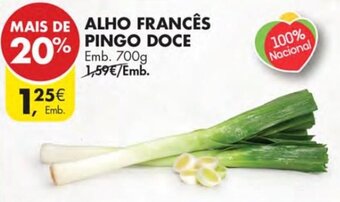Pingo Doce Alho Francês Pingo Doce 700g promoção