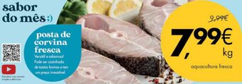 Pingo Doce Posta de Corvina Fresca promoção