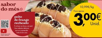 Pingo Doce Peito de Frango Recheado promoção