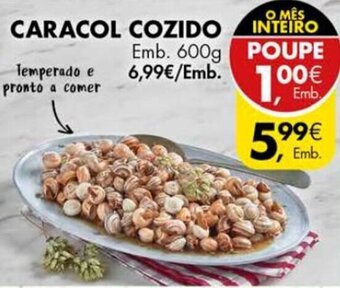 Pingo Doce Caracol Cozido 600g promoção