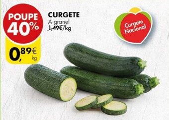 Pingo Doce Curgete promoção