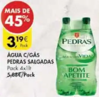 Água c/Gás Pedras Salgadas 4 x 1lt
