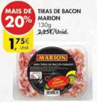Pingo Doce Tiras de Bacon Marion 130g promoção