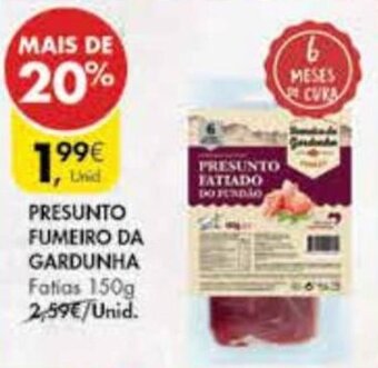 Pingo Doce Presunto Fumeiro da Gardunha 150g promoção