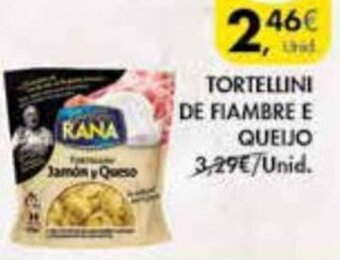 Pingo Doce Tortellini Rana de Fiambre e Queijo 250g promoção
