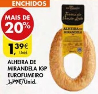 Pingo Doce Alheira de Mirandela IGP Eurofumeiro promoção