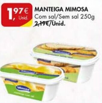 Pingo Doce Manteiga Mimosa 250g promoção