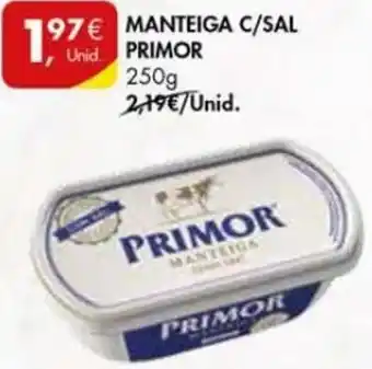 Pingo Doce Manteiga C/Sal Primor 250g promoção