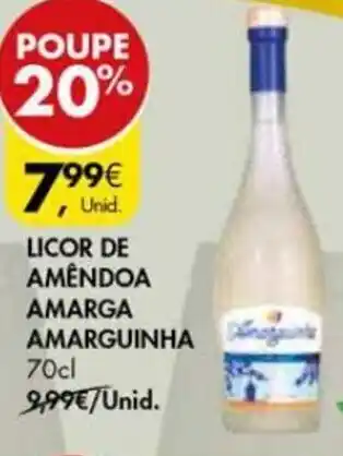 Pingo Doce Licor de Amêndoa Amarguinha 70cl promoção