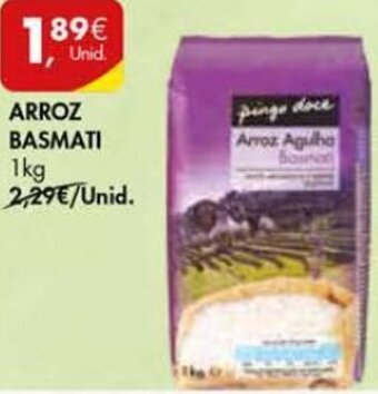 Pingo Doce Arroz Basmati 1kg promoção