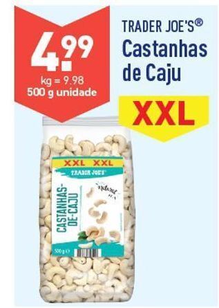 ALDI Castanhas promoção