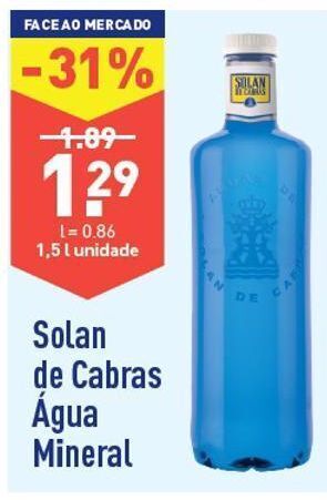 ALDI Água promoção
