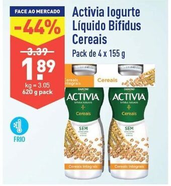 ALDI Iogurte activia promoção
