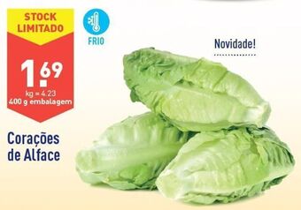 ALDI Alface promoção