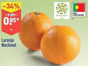 ALDI Laranja promoção