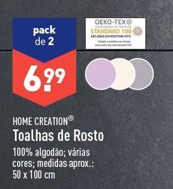 ALDI Toalha promoção
