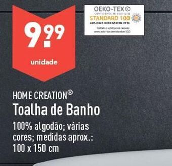 ALDI Toalha promoção