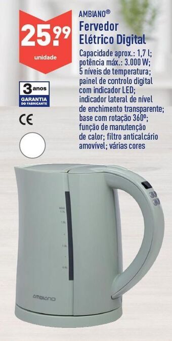 ALDI Jarra de cozinha promoção