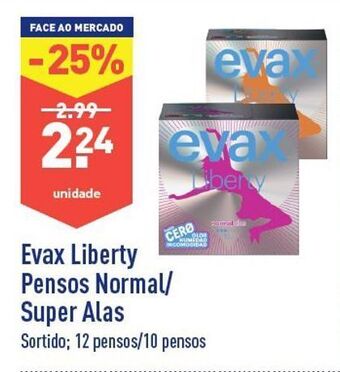 ALDI Absorvente evax promoção