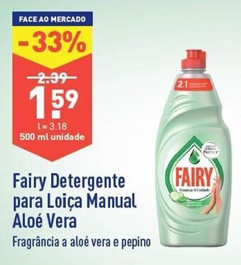 ALDI Detergente lavalouça fairy promoção