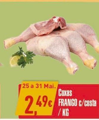 Miranda Supermercados Coxa de frango promoção