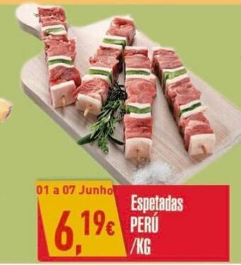 Miranda Supermercados Espeto de peru promoção