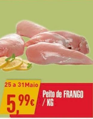 Miranda Supermercados Peito de frango promoção