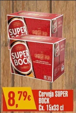 Miranda Supermercados Cerveja super bock promoção