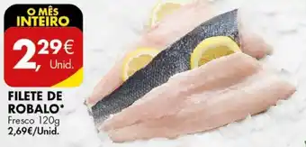 Pingo Doce Filetes de Robalo Frescos 120g promoção