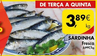 Pingo Doce Sardinha Fresca promoção
