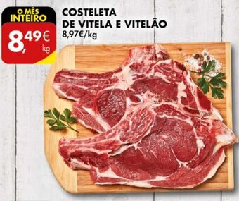Pingo Doce Costeleta de Vitela e Vitelão promoção