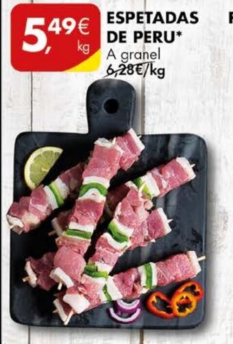 Pingo Doce Espetadas de Peru promoção