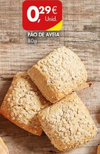 Pingo Doce Pão de Aveia 80g promoção