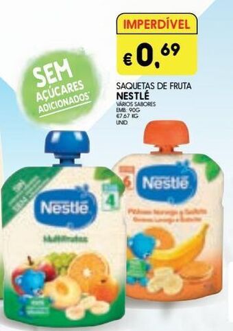 Meu Super Polpa de frutas nestlé promoção