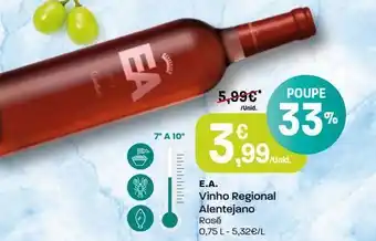Intermarché Vinho rosé ea promoção