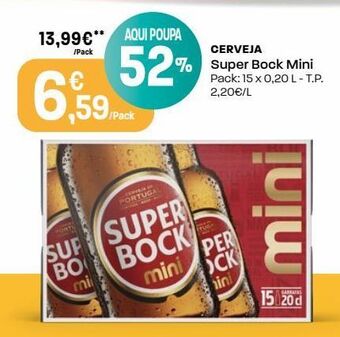 Intermarché Cerveja super bock promoção