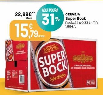 Intermarché Cerveja super bock promoção