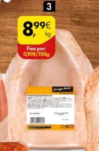 Pingo Doce Peito de Peru em Forno a Lenha Pingo Doce promoção