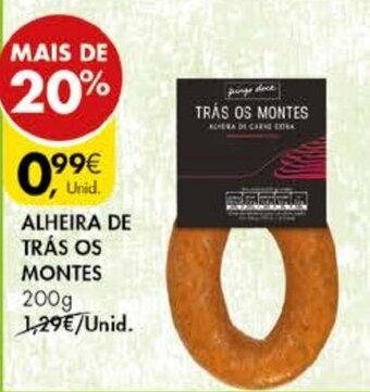 Pingo Doce Alheira de Trás os Montes 200g promoção