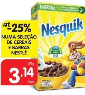 Minipreço Cereal com chocolate nesquik promoção