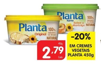 Minipreço Margarina vegetal planta promoção