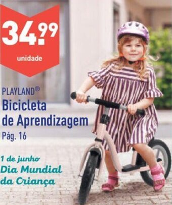 ALDI Playland Bicicleta de Aprendizagem promoção
