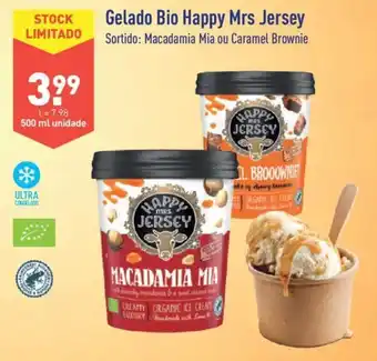 ALDI Gelado Bio Happy Mrs Jersey 500ml promoção