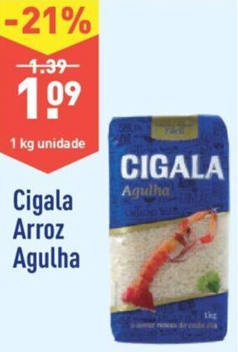 ALDI Cigala Arroz Agulha 1kg promoção