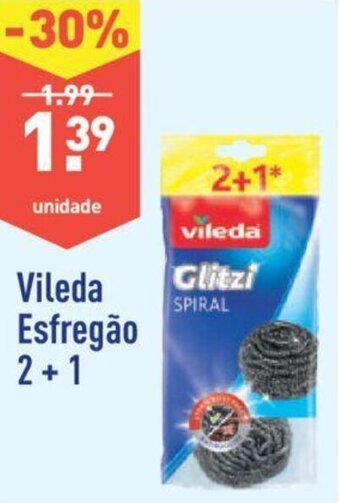 ALDI Vileda Esfregão 2 +1 promoção